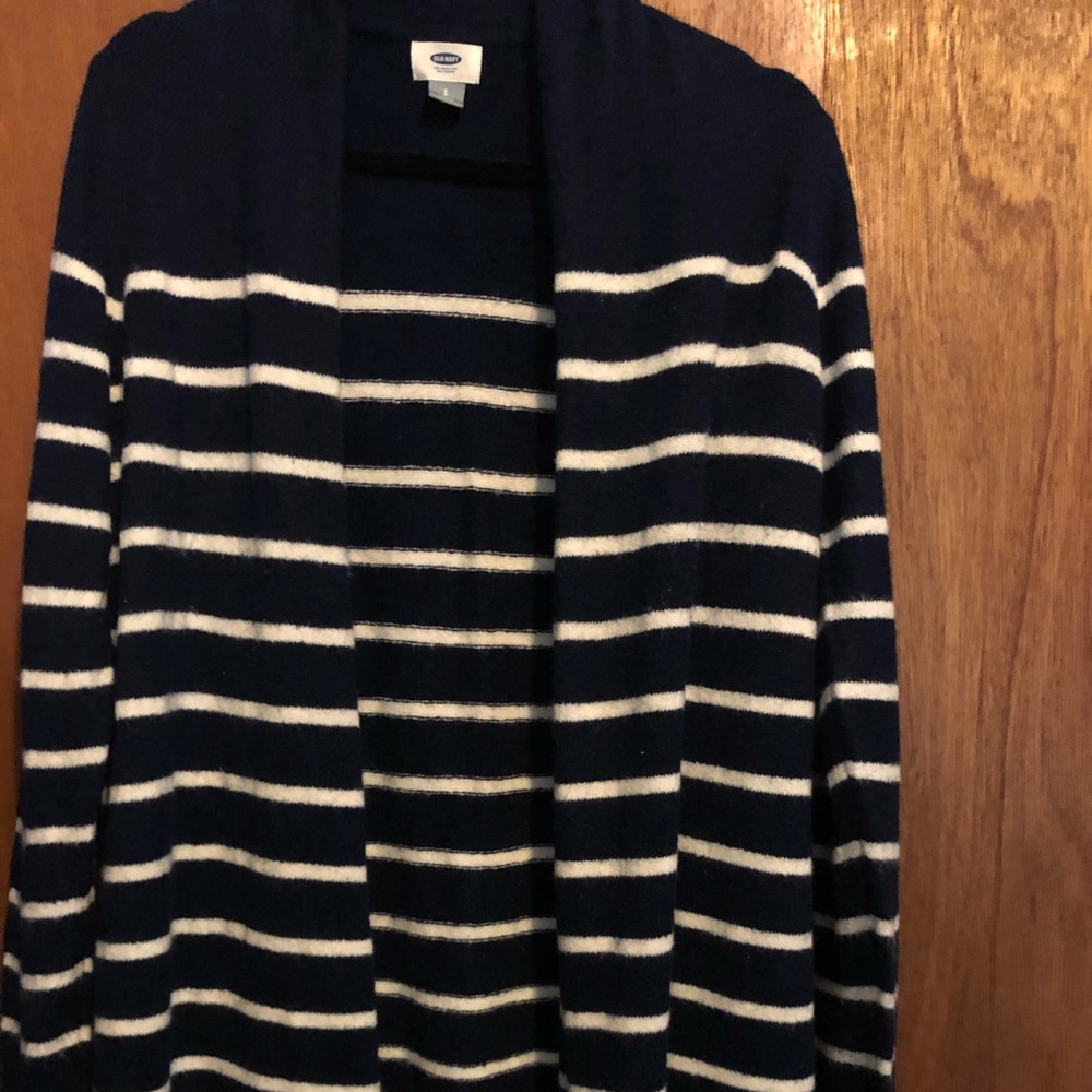 Old navy open front long line sweater